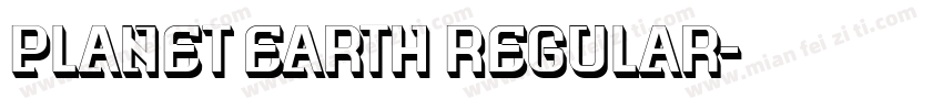 Planet Earth Regular字体转换